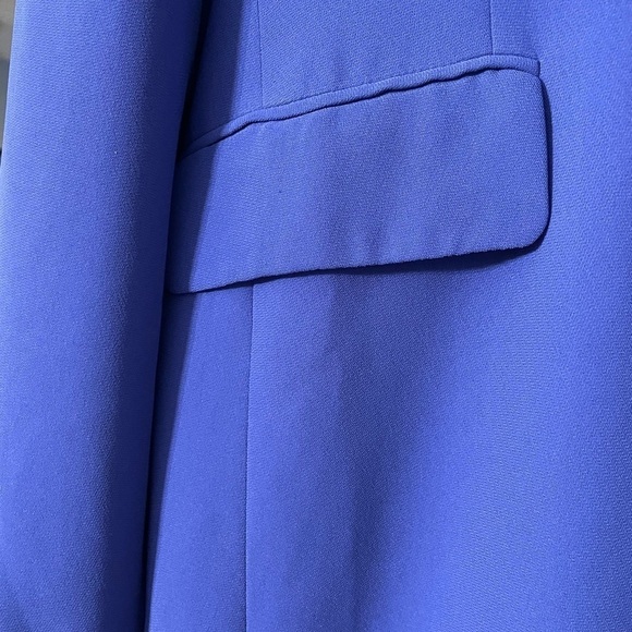 Blushe by Spiegel women’s Missy size 16one button lined purple trench/ over coat - Picture 3 of 7